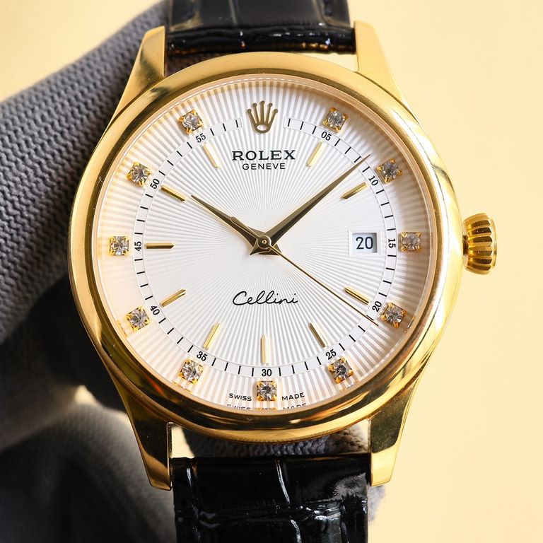 Explosive recommendation Rolex ROLEX Cellini series! Strong incoming! Business and leisure dual-use models! High-end atmosphere upscale! You deserve to have! Details[Size] 40mm wide[Movement] equipped with 8215 stabilize