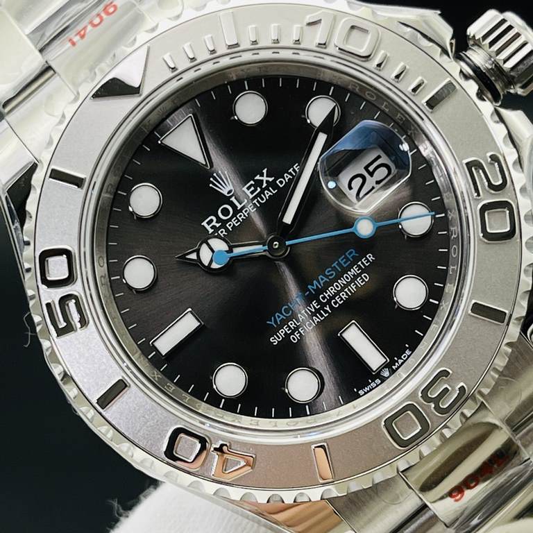 V2 Upgrade The highest version on the market Rolex Lau. Rolex Yacht-Master Super Imported 904L Yacht 40mm Series!1 Strap and case are made of imported 904 steel casting (grinding and polishing of all details are very del