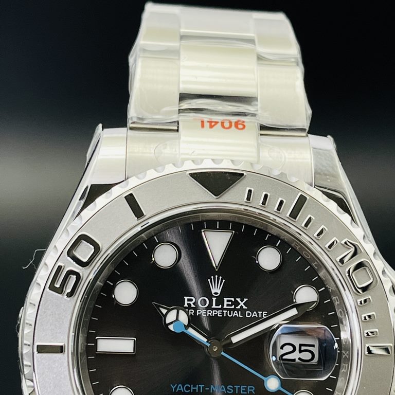 V2 Upgrade The highest version on the market Rolex Lau. Rolex Yacht-Master Super Imported 904L Yacht 40mm Series!1 Strap and case are made of imported 904 steel casting (grinding and polishing of all details are very del