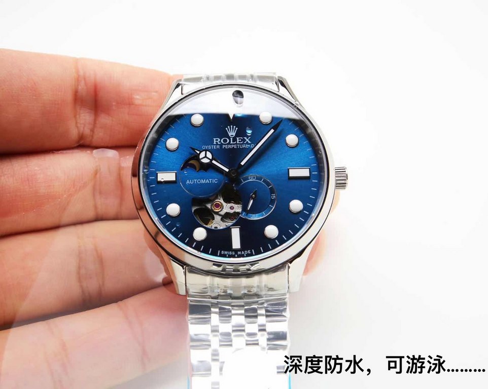 . (This product have been strictly waterproof pressure test, waterproof up to 120 meters  )Rolex, Sun, Moon and Stars series, equipped with the original imported 82S7 movement (0 return 0 after-sales), using super A stee