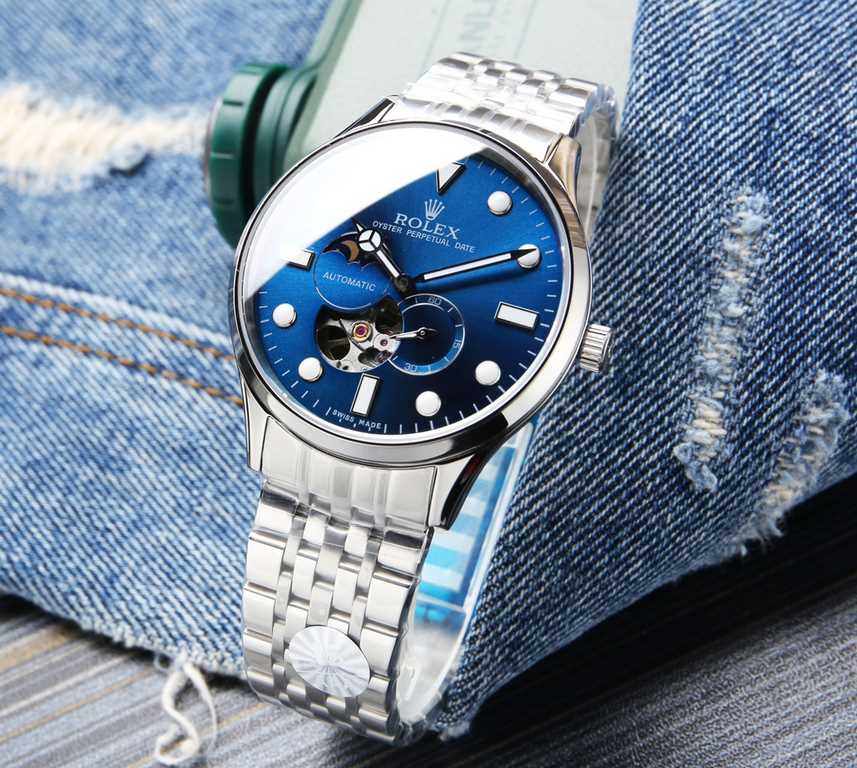 . (This product have been strictly waterproof pressure test, waterproof up to 120 meters  )Rolex, Sun, Moon and Stars series, equipped with the original imported 82S7 movement (0 return 0 after-sales), using super A stee