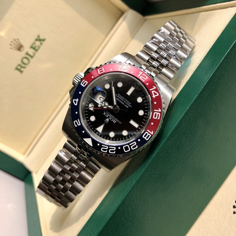 Batch with box Support Hong Kong, the United States direct mailRolex (ROLEX) Rolex Greenwich II automatic mechanical men's watch 2836 movement size 40mm wear on the hand can give you the general confidence of the genuine