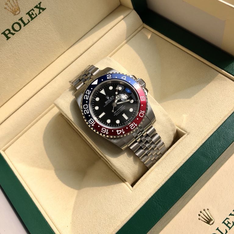 Batch with box Support Hong Kong, the United States direct mailRolex (ROLEX) Rolex Greenwich II automatic mechanical men's watch 2836 movement size 40mm wear on the hand can give you the general confidence of the genuine