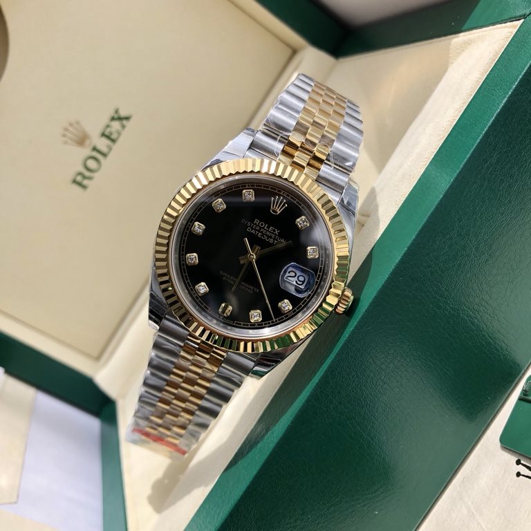 Wholesale box support Hong Kong, the United States direct mailRolex Rolex Logotype series men's watches, special channel bull goods! Dial size 41mm, equipped with Rolex Log original 3235 automatic mechanical movement, sc