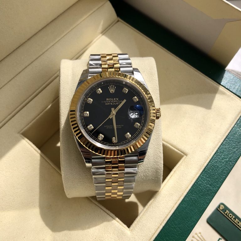 Wholesale box support Hong Kong, the United States direct mailRolex Rolex Logotype series men's watches, special channel bull goods! Dial size 41mm, equipped with Rolex Log original 3235 automatic mechanical movement, sc