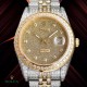 The highest version of the high-definition real photo Journal full of diamonds model! 41mm diameter! Suitable for both men and women! Adopting 3255 automatic mechanical movement! Rolex luxury 18k nanotechnology! 5 groups