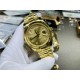 Customized Rolex log paragraph 41mm surface scale inlaid with South African real diamonds assembled ETA2836 machine package 18K yellow gold real gold K gold warranty 3 years (gold effect is the use of the least money to 