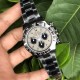 Exclusive  2  gear 7750 movement, no calendar gap!PCP Factory Rolex Daytona modified black customized version, Dandong movement timing stability, the entire table of the highest domestic specifications of high hardness c