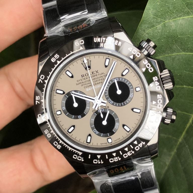 Exclusive  2  gear 7750 movement, no calendar gap!PCP Factory Rolex Daytona modified black customized version, Dandong movement timing stability, the entire table of the highest domestic specifications of high hardness c