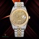 The highest version of the high-definition real photo Journal full of diamonds model! 41mm diameter! Suitable for both men and women! Adopting 3255 automatic mechanical movement! Rolex luxury 18k nanotechnology! 5 groups