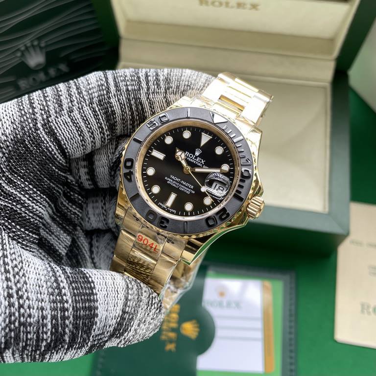 Rolex - ROLEXYM Yacht Collection - MechanicalTop imported original 8215 machine316L steel case - anti-fingerprint ceramic ring316 steel bracelet w original safety claspSapphire glass (water resistant)Diameter 40mm Thickn