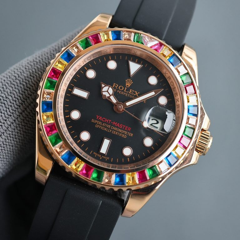 Glossy Diamond   Rolex top plaything poisonous goods, like to hit the street watch water ghost you, he is definitely your soulmate. With Rolex's most classic submarine series water ghost as a prototype, after the ring mo