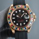 Glossy Diamond   Rolex top plaything poisonous goods, like to hit the street watch water ghost you, he is definitely your soulmate. With Rolex's most classic submarine series water ghost as a prototype, after the ring mo