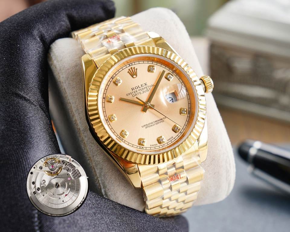 【High quality】 Rolex 41mm Logotype, 11 original open mold. Equipped with the 3255 original machine  movement, the latest model of the literal 6 letter position crown small logo.904L stainless steel case through careful p