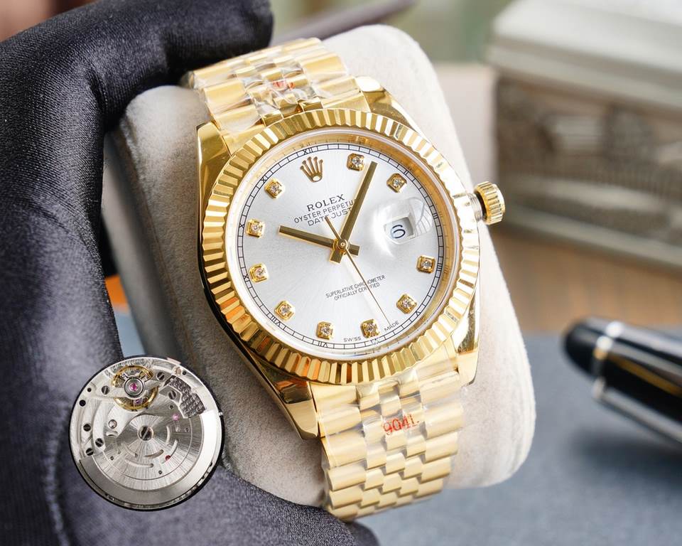 【High quality】 Rolex 41mm Logotype, 11 original open mold. Equipped with the 3255 original machine  movement, the latest model of the literal 6 letter position crown small logo.904L stainless steel case through careful p