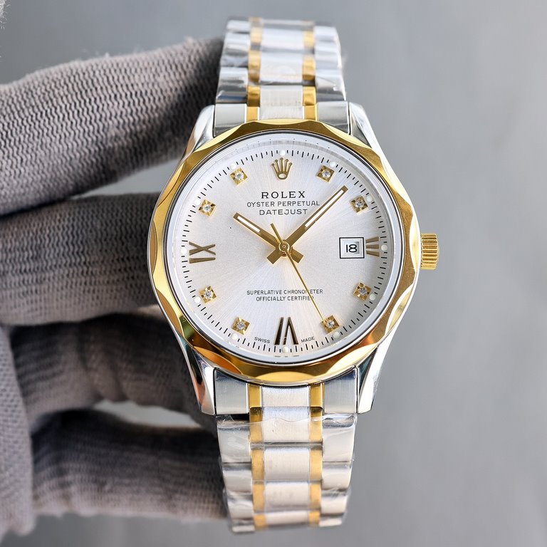 [Five-star   Recommended] New Rolex Business Series, the entire watch is made of 316L steel, the dial is fine grinding sun pattern, so you can read the time more clearly! High-grade atmosphere! 316L steel to create Xin p