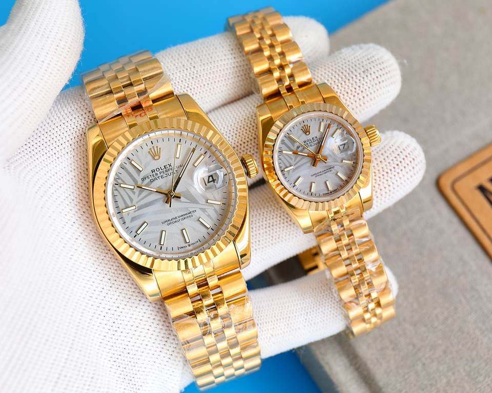 Rolex Rolex log type series, couples pair of watches  , Swiss machine quality 100% super waterproof luminescent sapphire glass back design, equipped with the original imported 8215 automatic movement, female 6T51 movemen