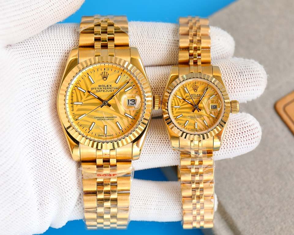 Rolex Rolex log type series, couples pair of watches  , Swiss machine quality 100% super waterproof luminescent sapphire glass back design, equipped with the original imported 8215 automatic movement, female 6T51 movemen