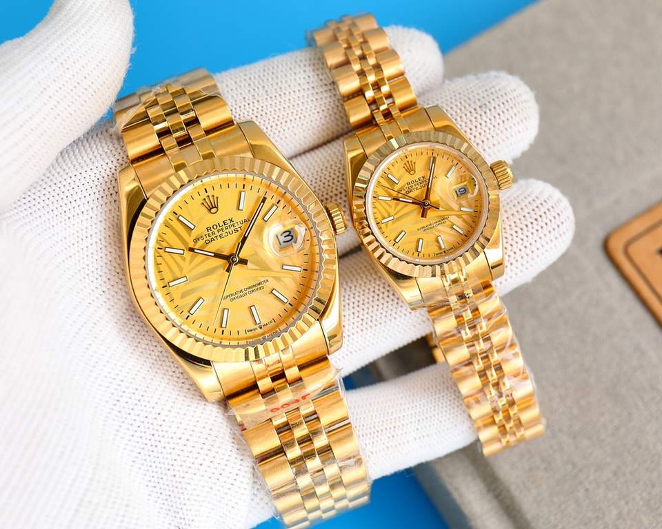 Rolex Rolex log type series, couples pair of watches  , Swiss machine quality 100% super waterproof luminescent sapphire glass back design, equipped with the original imported 8215 automatic movement, female 6T51 movemen