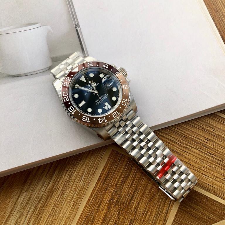 Batch match box Support Hong Kong, the United States direct mailRolex GMT  , color clash is really too good! The case and buckle are made of genuine steel combined with more durable and corrosion-resistant! Automatic mec