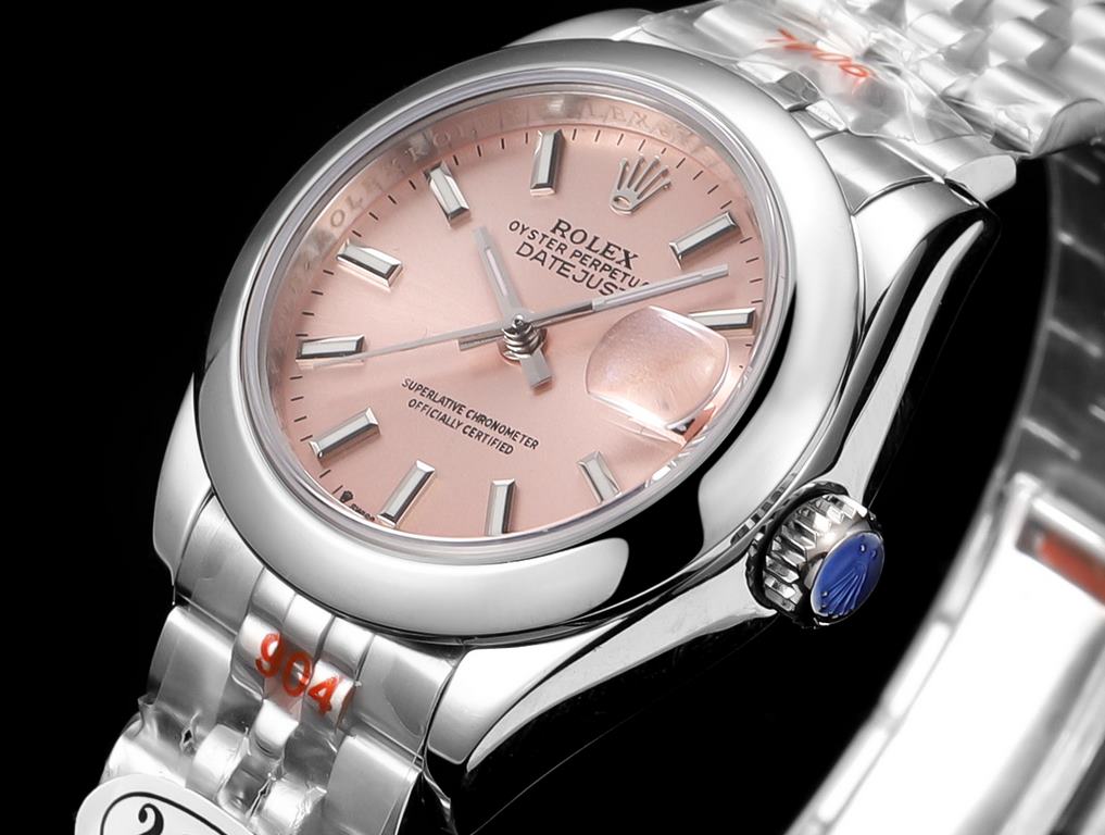 Factory CleanC - The perfect combination of white gold and 904L steel - Rolex Logbook 28mmThe classic timepiece designed specifically for women, the combination of technology and aesthetics live up to expectations, this 