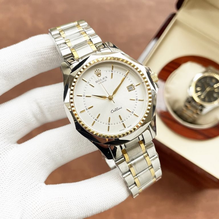 Same. Rolex Rolex boutique men's watches. Classic big three hands design, honorable atmosphere, gentleman style, excellent quality, hot sale all over the city. Using imported Citizen mechanical movement, top 316 steel ca