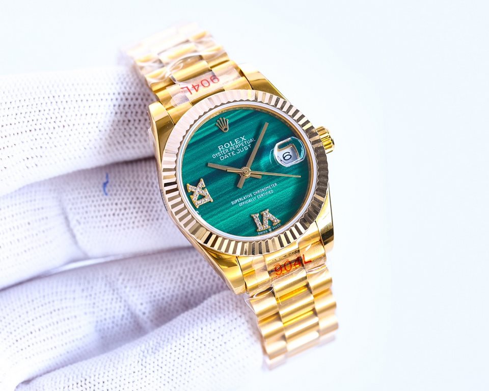 Taiwan factory upgraded version   the opening of the year masterpiece non-market quality original molding the highest version of the market Rolex Rolex log type series full of stars with diamonds mechanical men's watches