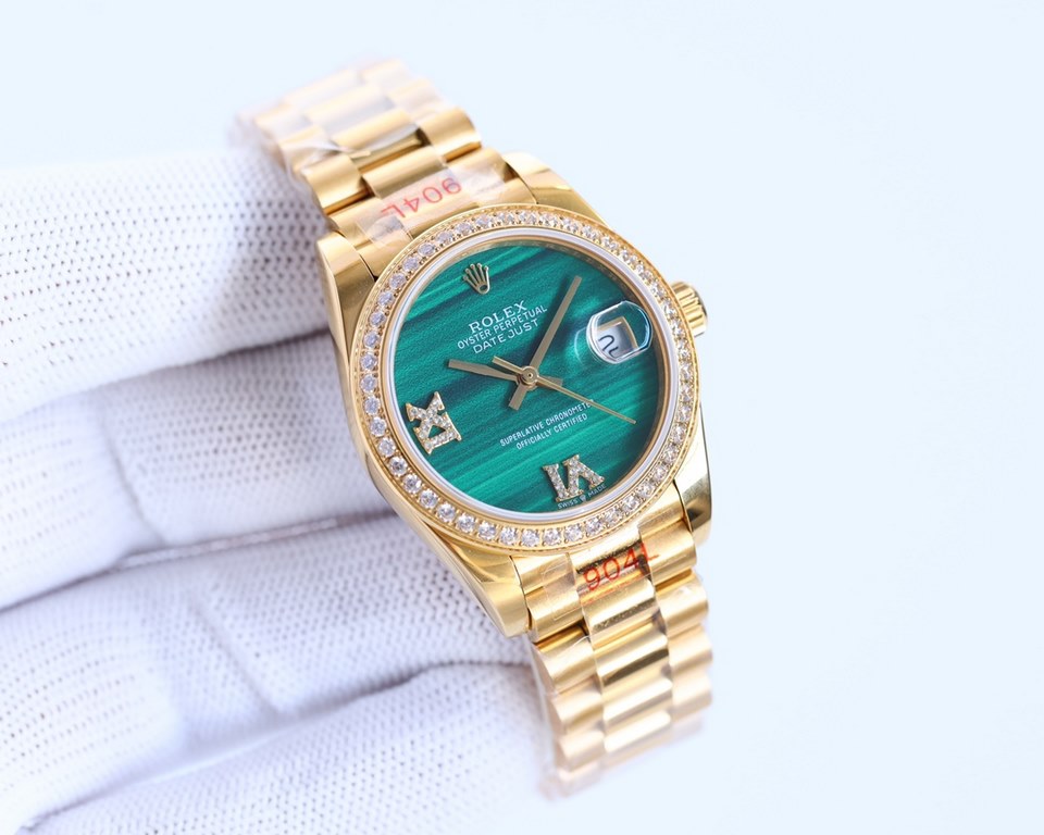 Taiwan factory upgraded version   the opening of the year masterpiece non-market quality original molding the highest version of the market Rolex Rolex log type series full of stars with diamonds mechanical men's watches