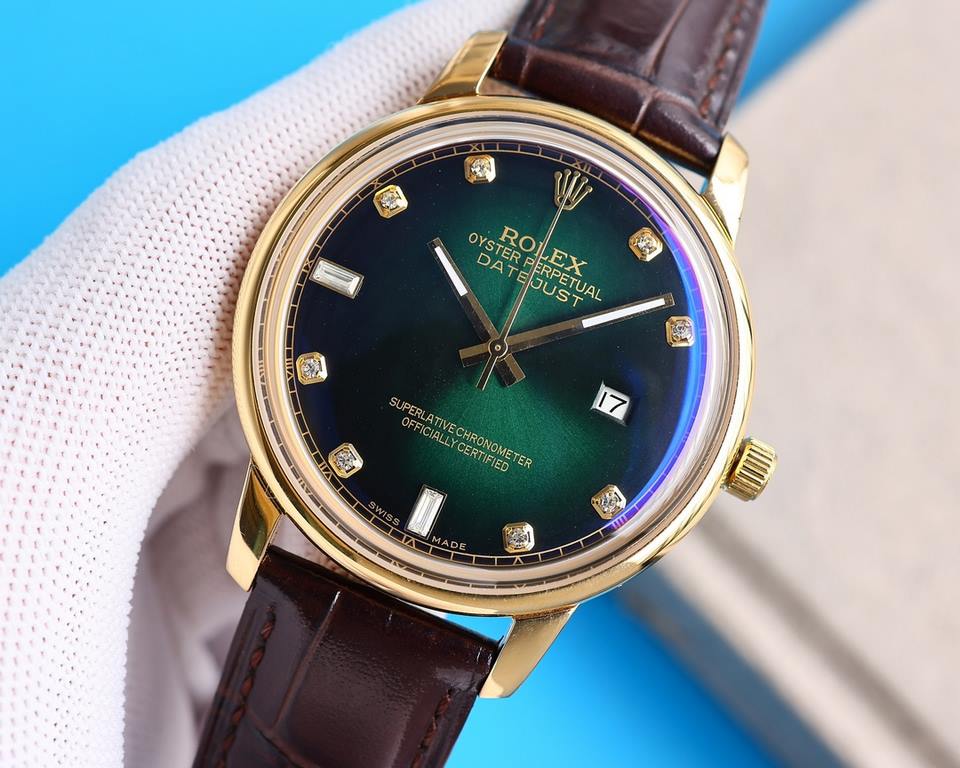 The newest version debuts in 2023ROLEX Rolex . Logbook Series] is a gentleman's watch, suitable for a variety of activities and occasions of the men's watch Equipped with accurate and stable imported caliber 9015. 28,800