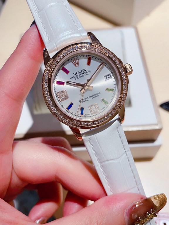 Rolex exquisite quality of the latest debut of meticulous wrist beauty harmonic beauty immortal flawless picking subtle Yueer  brand] Rolex (physical more beautiful recommended)     [Type] exquisite women's watches[Strap