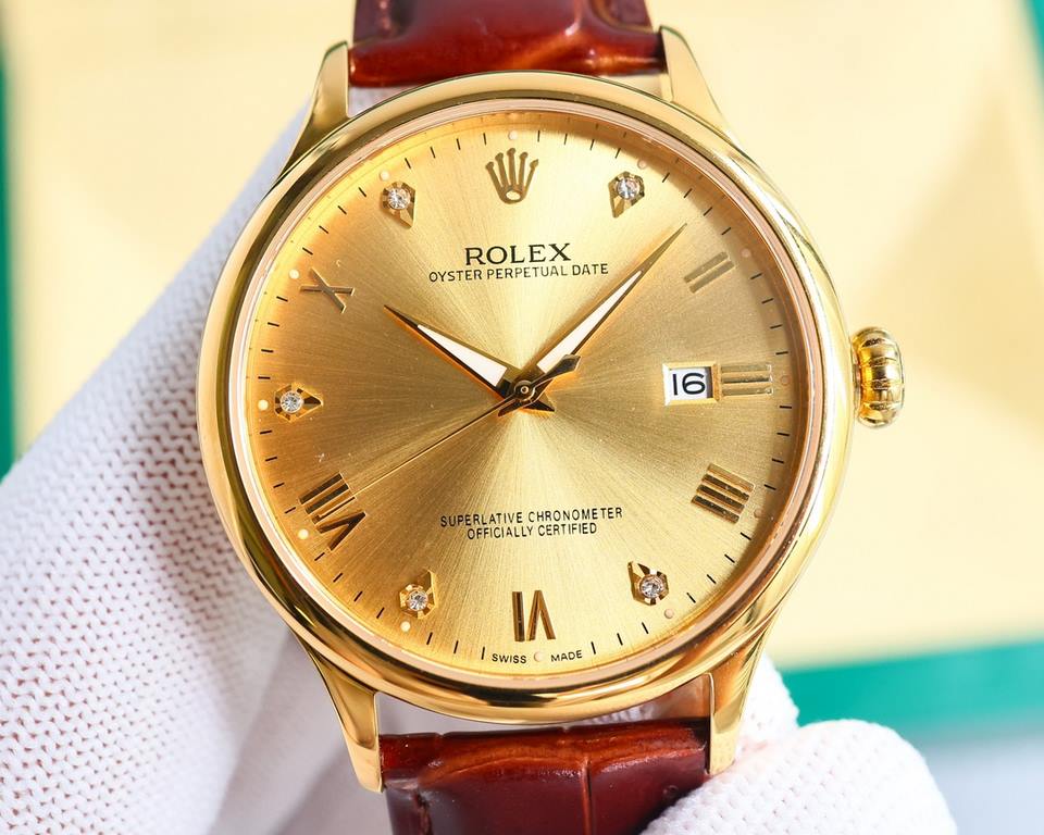 ... The new Rolex business watch is on the market!   Simple and elegant, business preferred! The watch is equipped with the original imported 9015 ultra-thin movement, 28,800 vibrations per hour, stable performance, zero