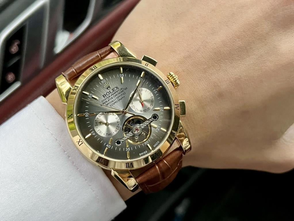 Same. Rolex-ROLEX  boutique men's watches       Dignified atmosphere, gentleman's style, excellent quality, hot sale all over the city. Using automatic mechanical movement, top 316 steel case, mineral super mirror, size 