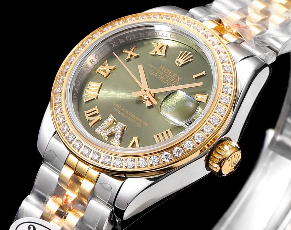 Factory CleanC - The perfect combination of white gold and 904L steel - Rolex Logbook 28mmThe classic timepiece designed specifically for women, the combination of technology and aesthetics live up to expectations, this 