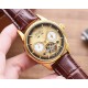 Men's favorite multi-function watch  【Newest】：Rolex   best design   exclusive first  【Type】：Boutique men's watches[Strap] Genuine cowhide leather strap[Movement] High-end automatic mechanical movement[Mirror] mineral rei