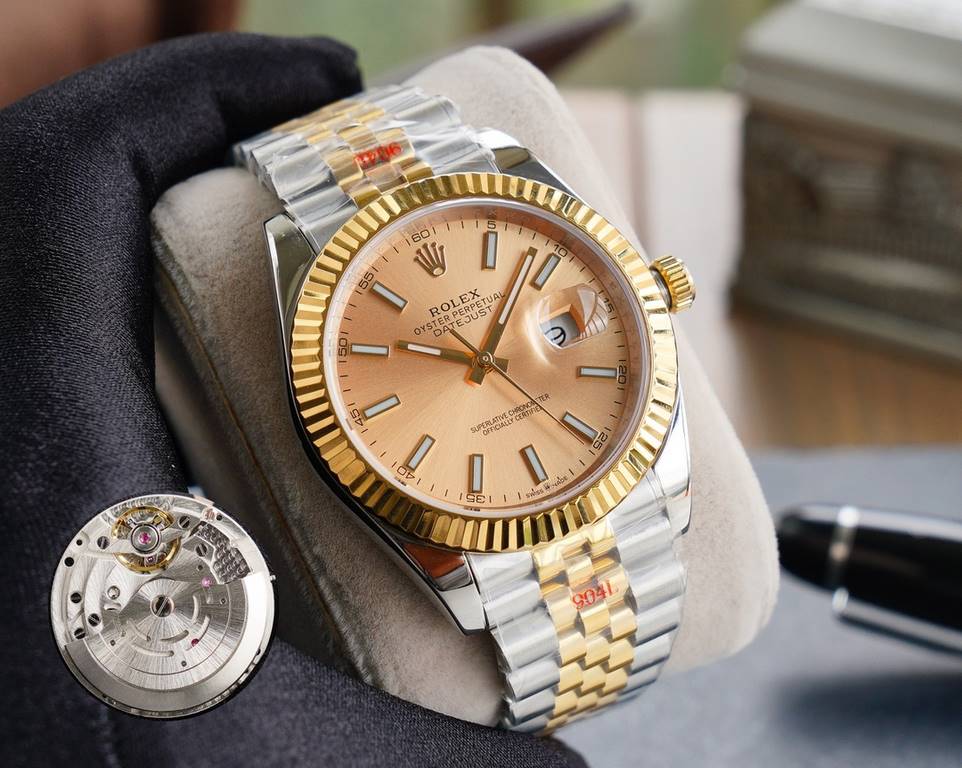 【High quality】 Rolex 41mm Logotype, 11 original open mold. Equipped with the 3255 original machine  movement, the latest model of the literal 6 letter position crown small logo.904L stainless steel case through careful p