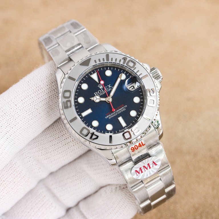 MMA Factory Rolex Yachtmaster Series m268621-Refined and unobtrusive with the new 2836 automatic mechanismDiameter 37mmWater resistance 5ATM water resistantGlass sapphireThe overall appearance of polished lines and angle