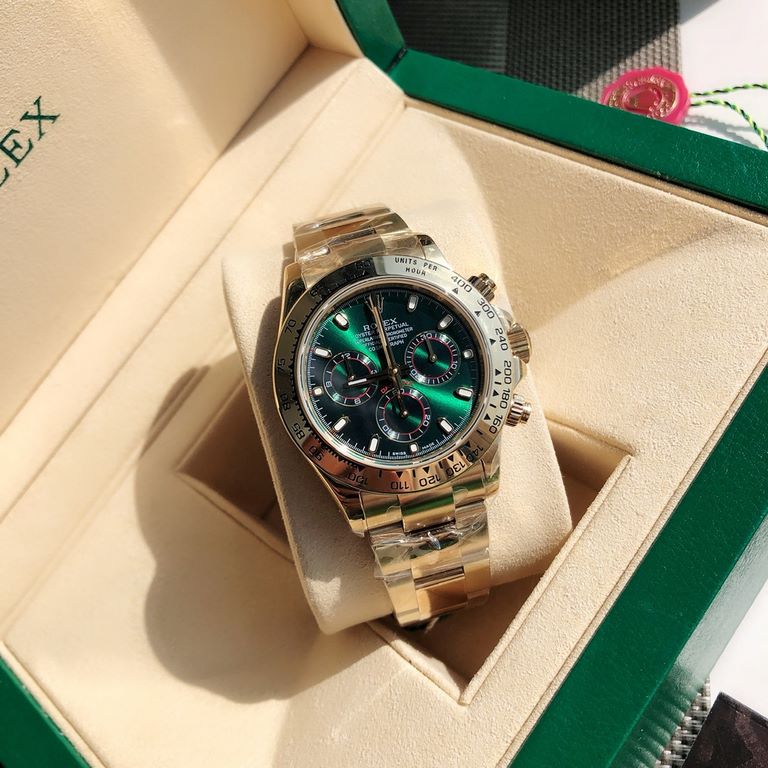 Batch with box Support Hong Kong, the United States direct mailRolex (ROLEX) watches Daytona series men's mechanical wristwatch steel belt Size 40cm depth waterproof 100 meters The highest version on the market using 413