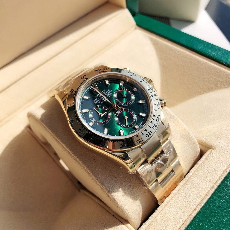 Batch with box Support Hong Kong, the United States direct mailRolex (ROLEX) watches Daytona series men's mechanical wristwatch steel belt Size 40cm depth waterproof 100 meters The highest version on the market using 413