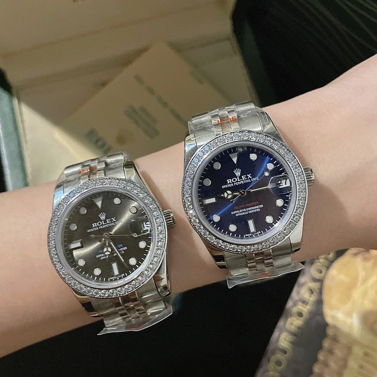 Rolex-ROLEXStyle Day-Date Ladies Mechanical WatchMovement Imported Citizen OriginalMirror Sapphire glassCase 316L steel case coverBracelet Solid core 5 bead stainless steel braceletSize 31mm 12mmThe rhythm of life is in 