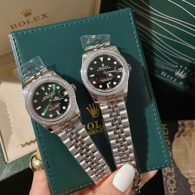 Rolex-ROLEXStyle Day-Date Ladies Mechanical WatchMovement Imported Citizen OriginalMirror Sapphire glassCase 316L steel case coverBracelet Solid core 5 bead stainless steel braceletSize 31mm 12mmThe rhythm of life is in 