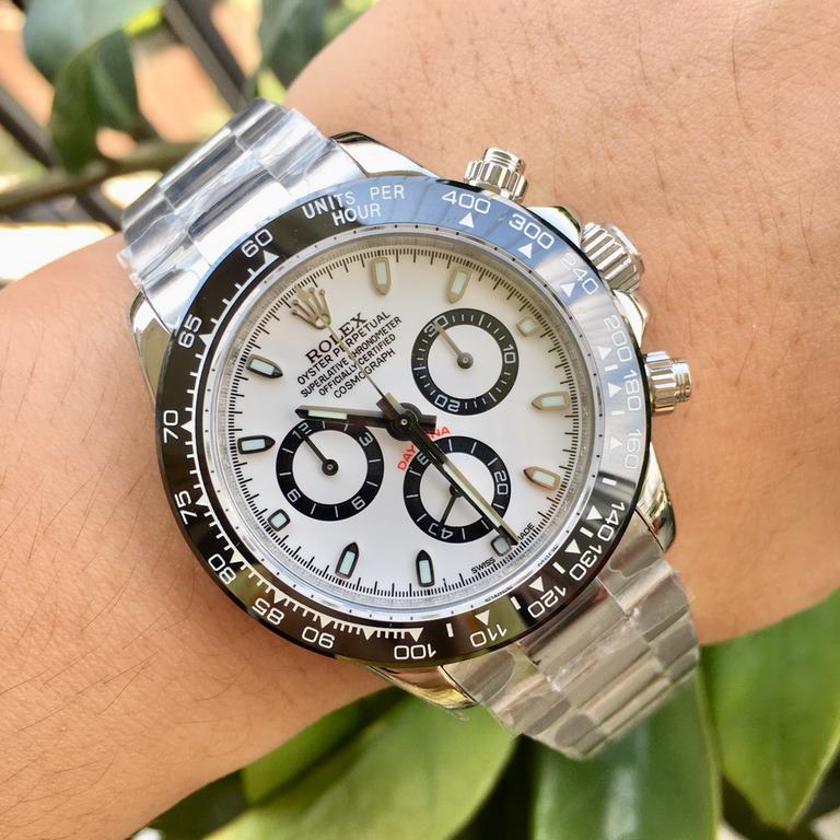 Boxed Support Hong Kong, U.S. direct mailRolex Cosmograph Daytona Series 1 Automatic Mechanical. Dial diameter 40mm winding crown; screw-in triple buckle lock triple imitation water system, multi-function chronograph, go