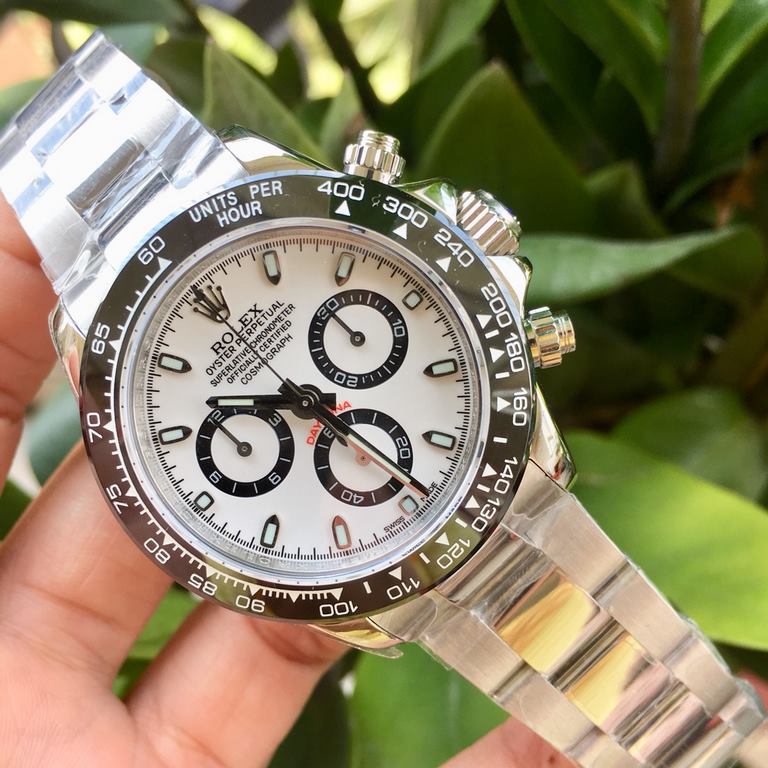 Boxed Support Hong Kong, U.S. direct mailRolex Cosmograph Daytona Series 1 Automatic Mechanical. Dial diameter 40mm winding crown; screw-in triple buckle lock triple imitation water system, multi-function chronograph, go