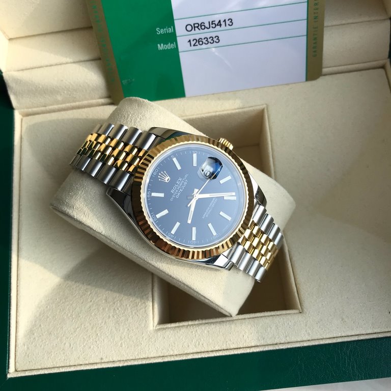 Wholesale box support Hong Kong, the United States direct mailRolex Rolex Logotype series men's watches, special channel bull goods! Dial size 41mm, equipped with Rolex Log original 3235 automatic mechanical movement, sc