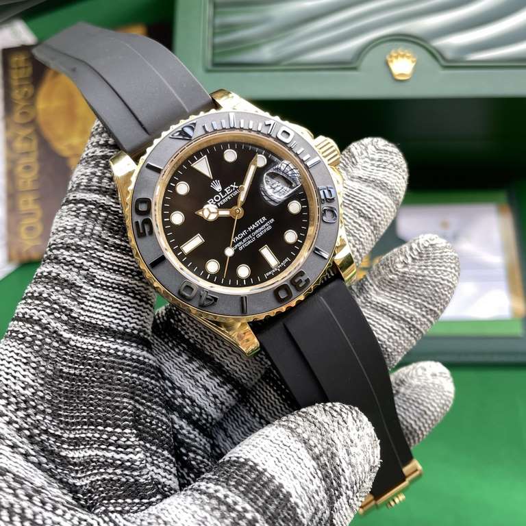 Rolex - ROLEXYM Yacht Collection - MechanicalTop imported original 8215 machine316L steel case - anti-fingerprint ceramic ring316 steel bracelet w original safety claspSapphire glass (water resistant)Diameter 40mm Thickn