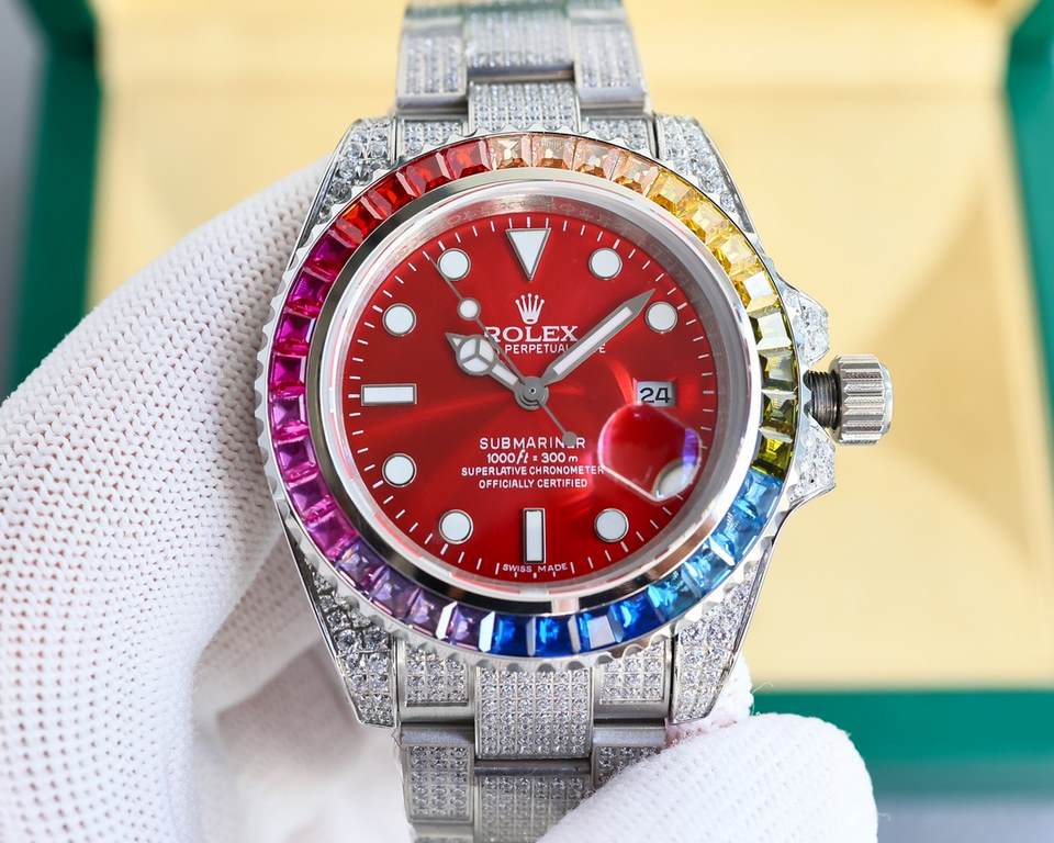 The same. The Rolex ROLEX Aquatimer is the most precious watch in the Rolex collection!The Rolex ROLEX Aqua Ghost is the jewel of the gem-set watch collection. The timeless yellow gold watch is set with the rarest diamon