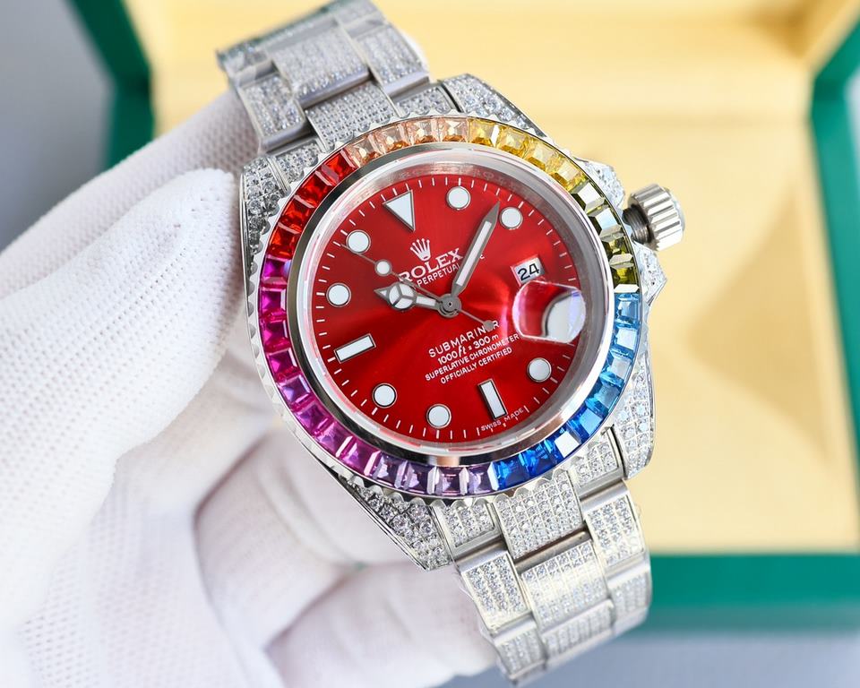 The same. The Rolex ROLEX Aquatimer is the most precious watch in the Rolex collection!The Rolex ROLEX Aqua Ghost is the jewel of the gem-set watch collection. The timeless yellow gold watch is set with the rarest diamon