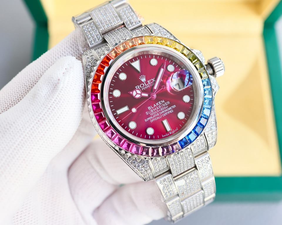 The same. The Rolex ROLEX Aquatimer is the most precious watch in the Rolex collection!The Rolex ROLEX Aqua Ghost is the jewel of the gem-set watch collection. The timeless yellow gold watch is set with the rarest diamon