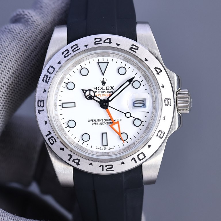 Running model King of the volume  The Rolex Explorer is a watch designed for expeditions to conquer tough environments. Tested over time with polar, mountaineering and caving explorers, the Explorer II's function as a ti