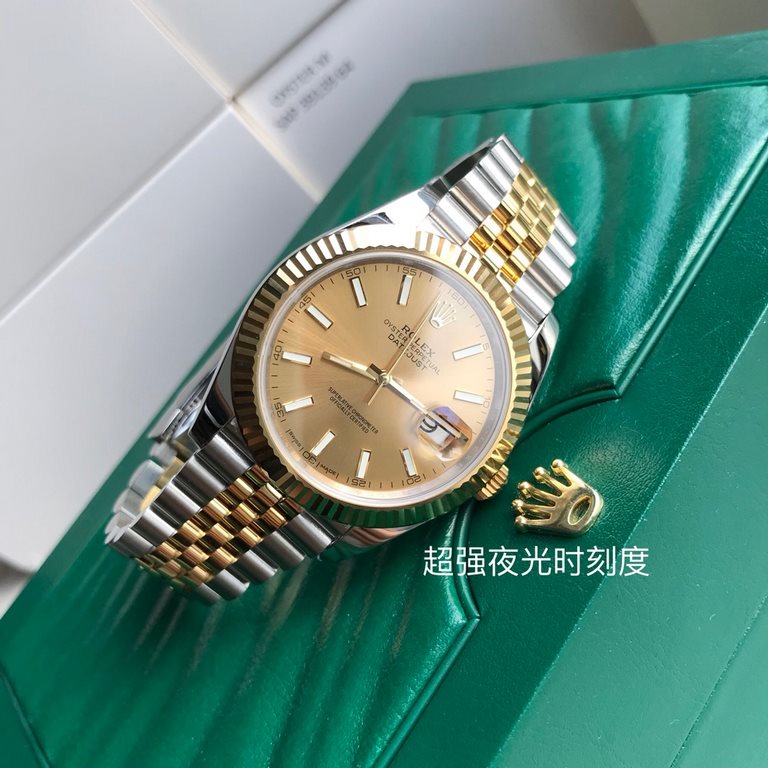 Wholesale box support Hong Kong, the United States direct mailRolex Rolex Logotype series men's watches, special channel bull goods! Dial size 41mm, equipped with Rolex Log original 3235 automatic mechanical movement, sc