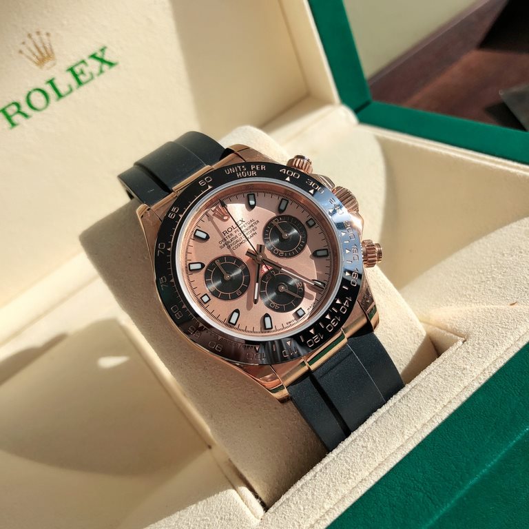 Wholesale box Support Hong Kong, U.S. direct mailROLEX-Rolex Daytona series. A masterpiece of artisanal craftsmanship. Each watch is strictly tested and equipped with super stable 4130 movement. One-position time adjustm